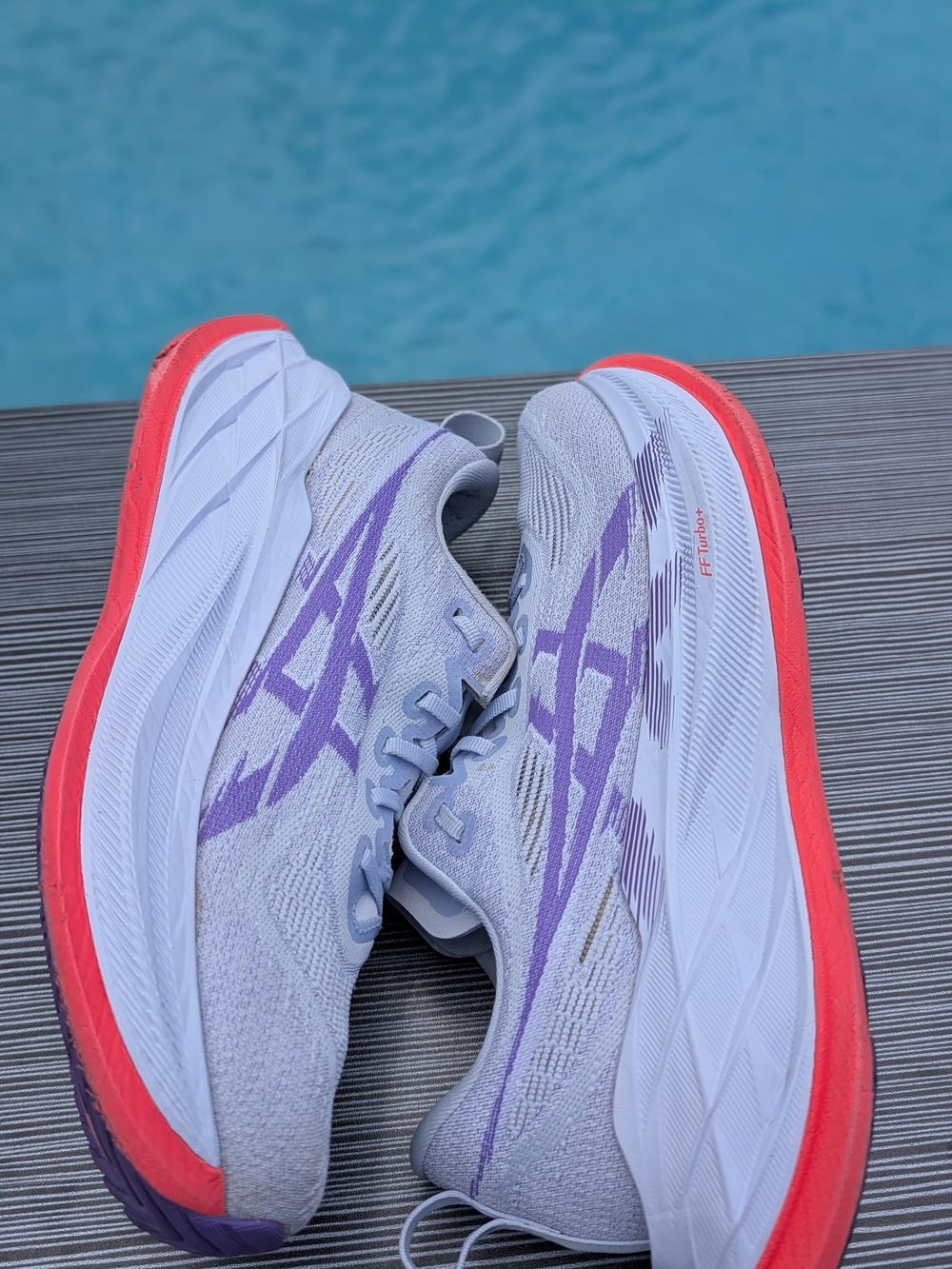 ASICS Superblast 2 Men's Running Shoes Greyish Purple Size 7.5 Unisex Women 9 - Picture 6 of 10